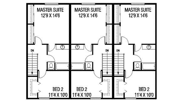 upper floor house blueprint