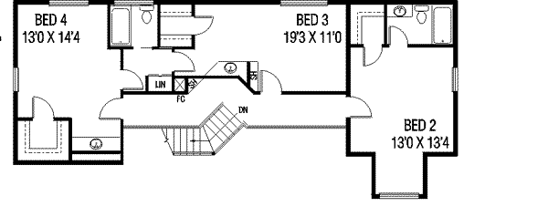upper floor house blueprint