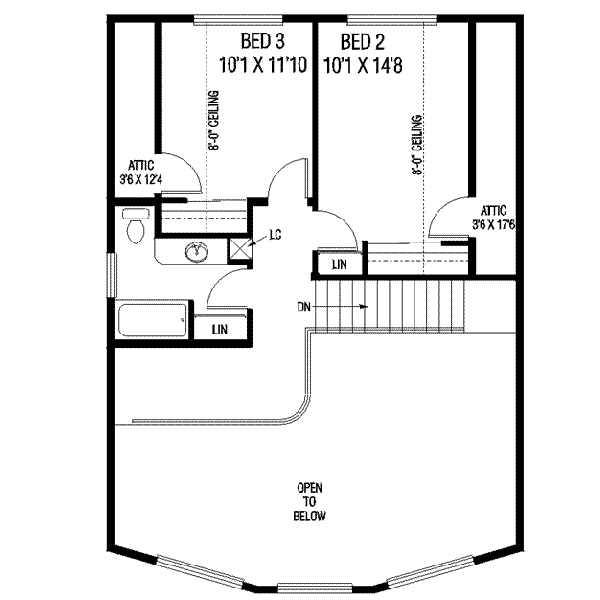 upper floor house blueprint