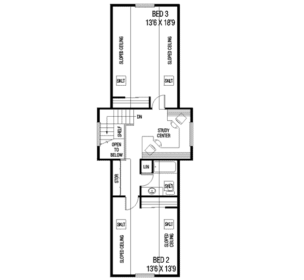 upper floor house blueprint