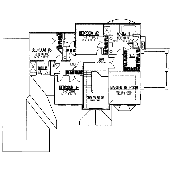 upper floor house blueprint