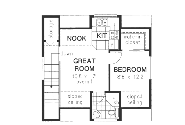upper floor house blueprint