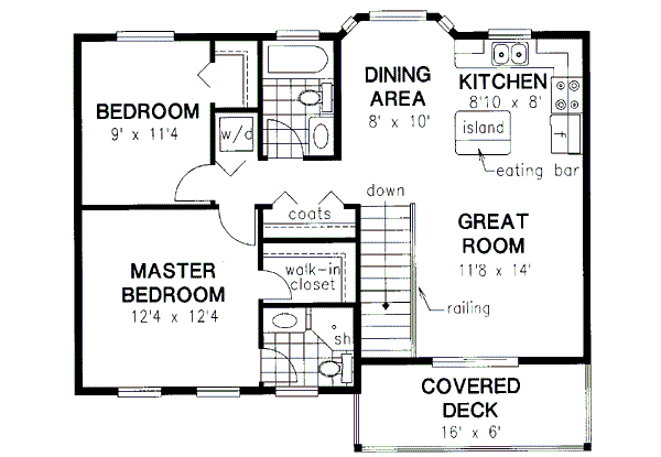 upper floor house blueprint