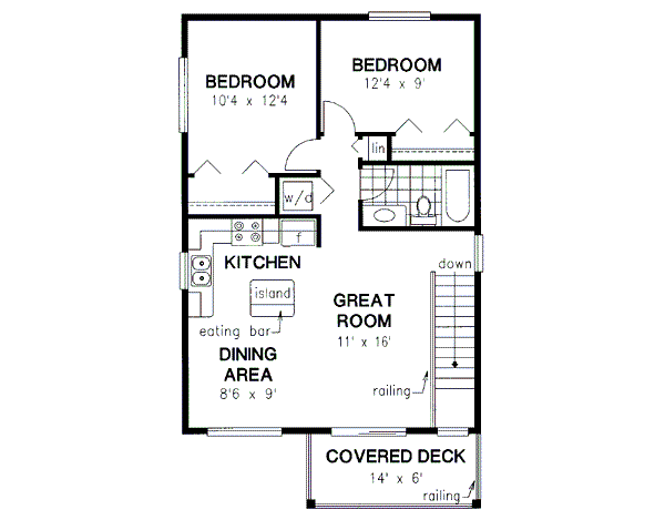 upper floor house blueprint