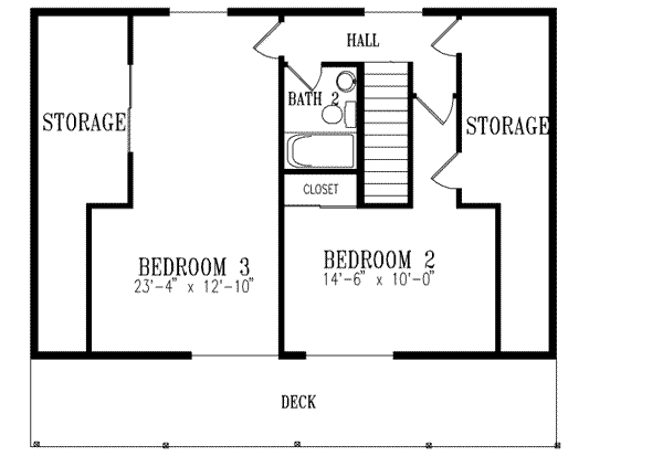 upper floor house blueprint