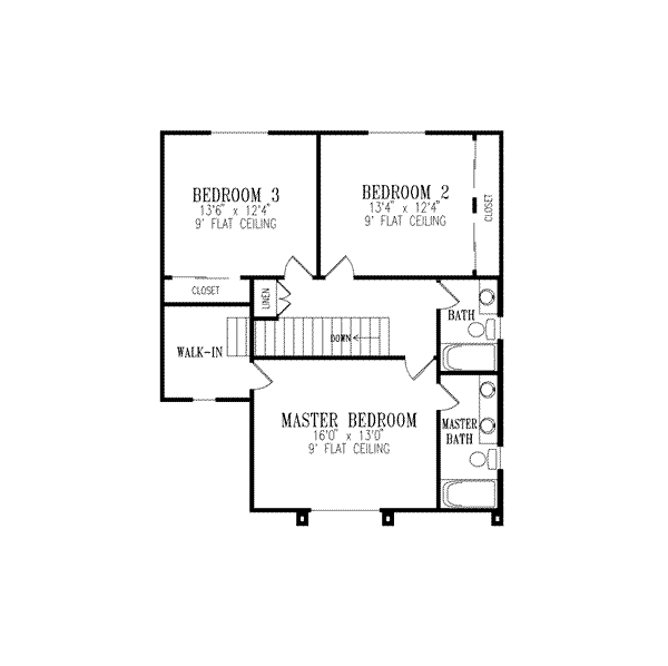 upper floor house blueprint