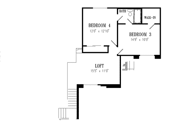 upper floor house blueprint