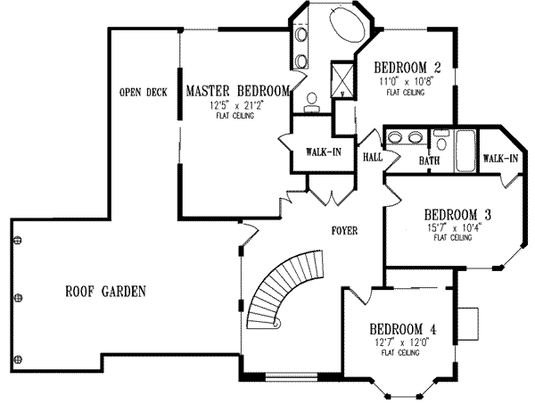 upper floor house blueprint