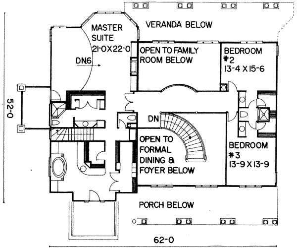 upper floor house blueprint