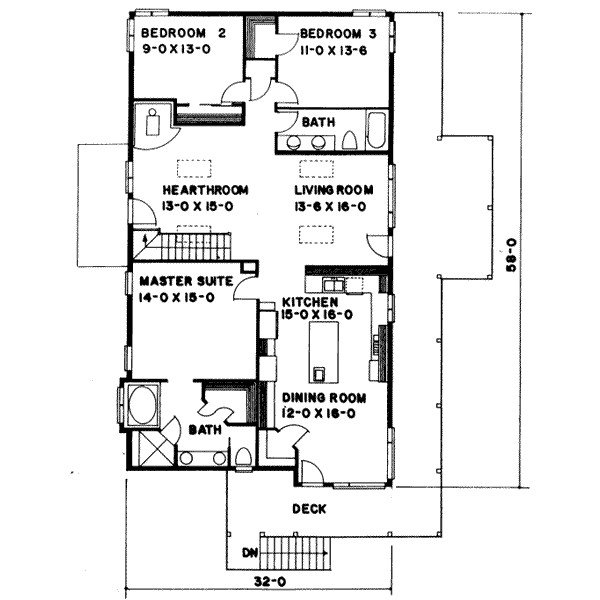 upper floor house blueprint