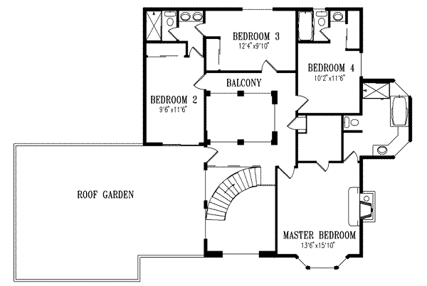 upper floor house blueprint