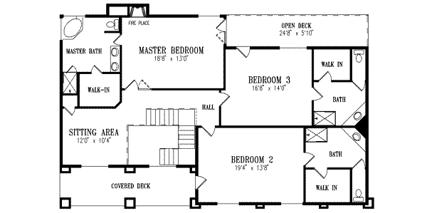 upper floor house blueprint