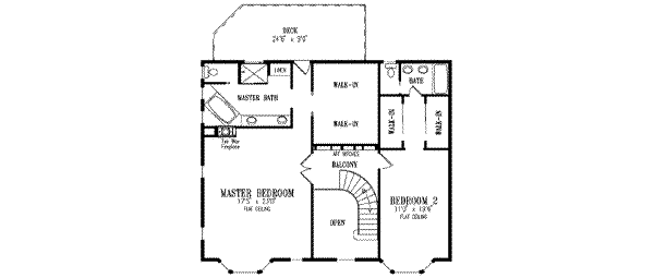 upper floor house blueprint