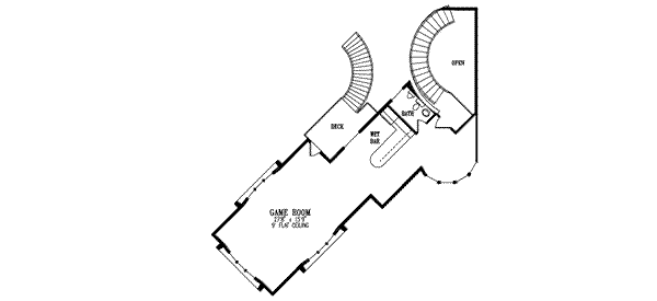 upper floor house blueprint