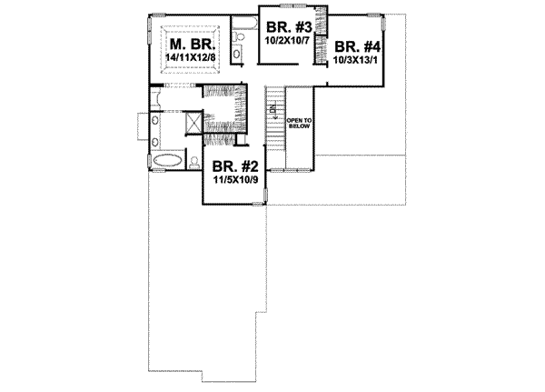 upper floor house blueprint
