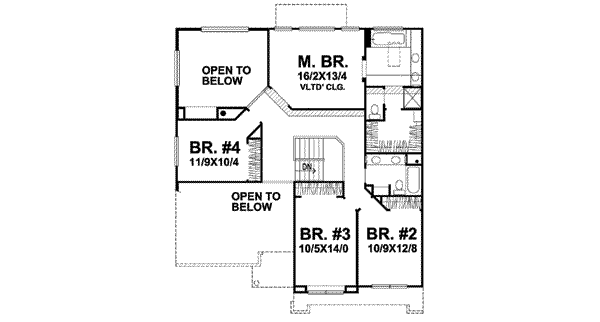 upper floor house blueprint