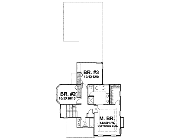 upper floor house blueprint