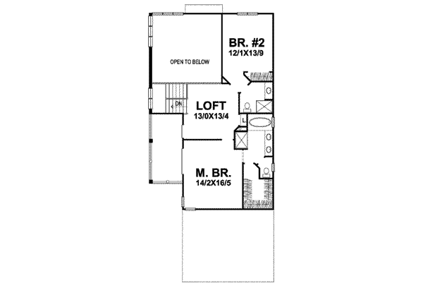 upper floor house blueprint