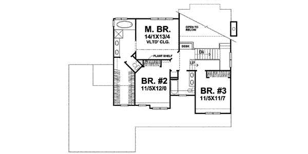 upper floor house blueprint