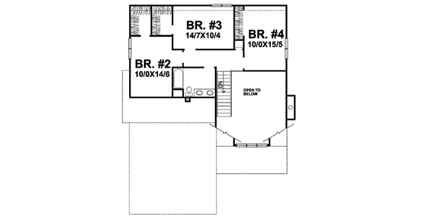 upper floor house blueprint