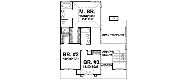 upper floor house blueprint