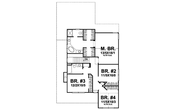 upper floor house blueprint