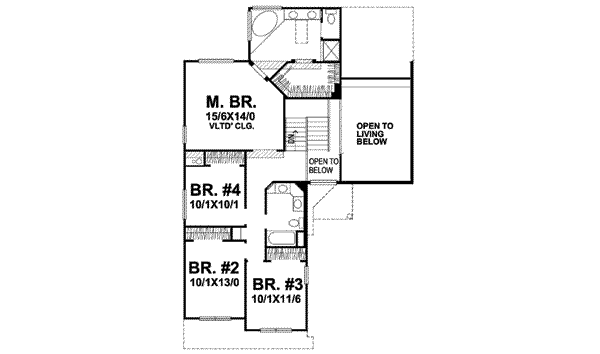 upper floor house blueprint