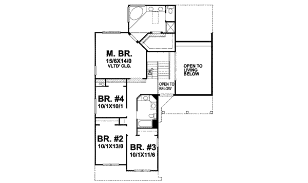 upper floor house blueprint