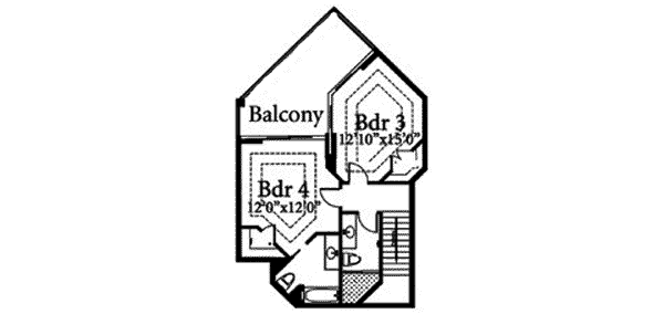 upper floor house blueprint