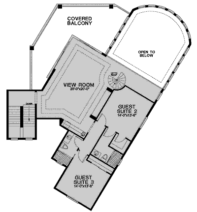 upper floor house blueprint