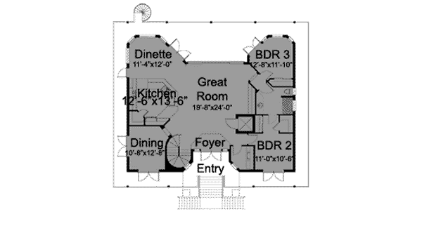 upper floor house blueprint