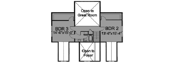upper floor house blueprint