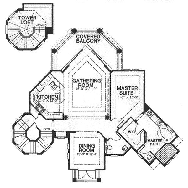 upper floor house blueprint