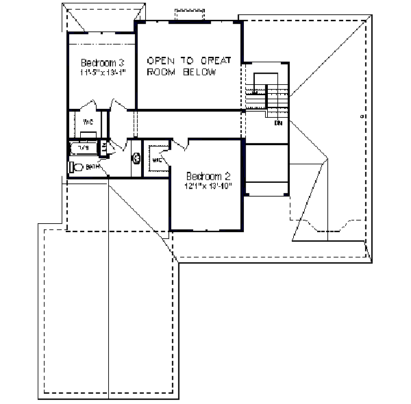 upper floor house blueprint