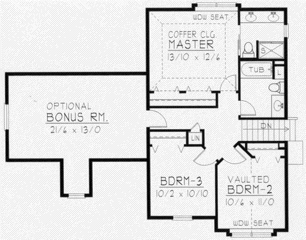 upper floor house blueprint