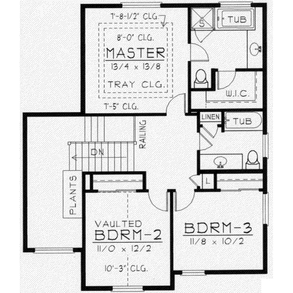upper floor house blueprint