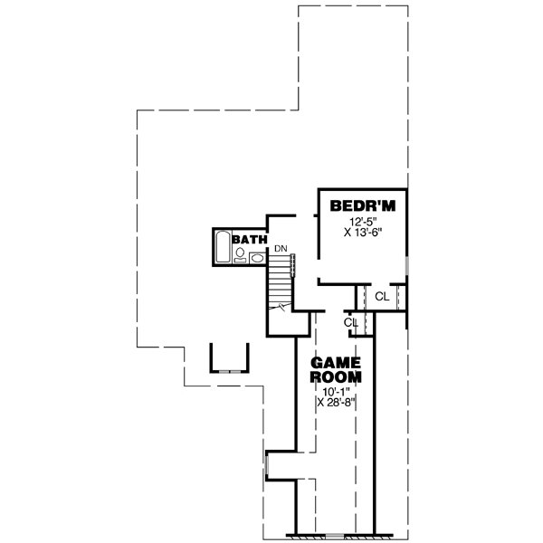 upper floor house blueprint