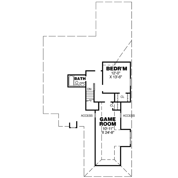 upper floor house blueprint