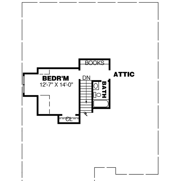 upper floor house blueprint