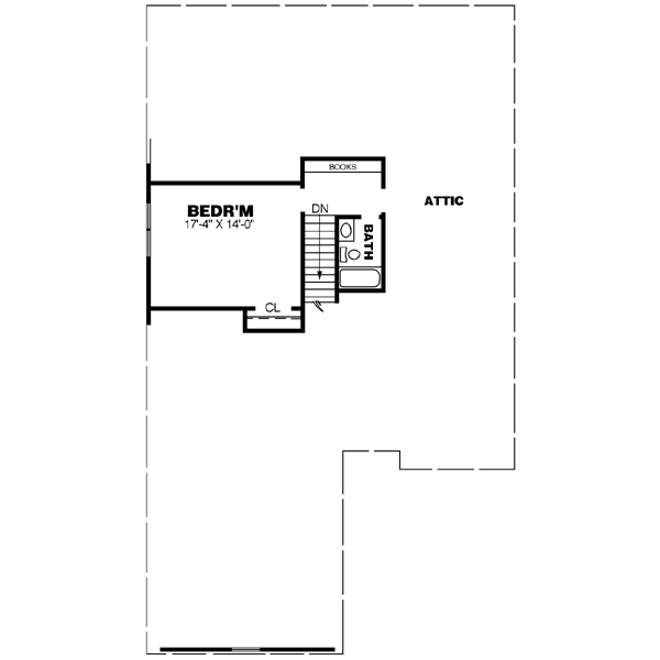 upper floor house blueprint