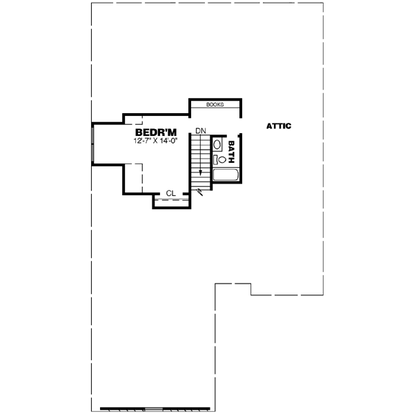upper floor house blueprint