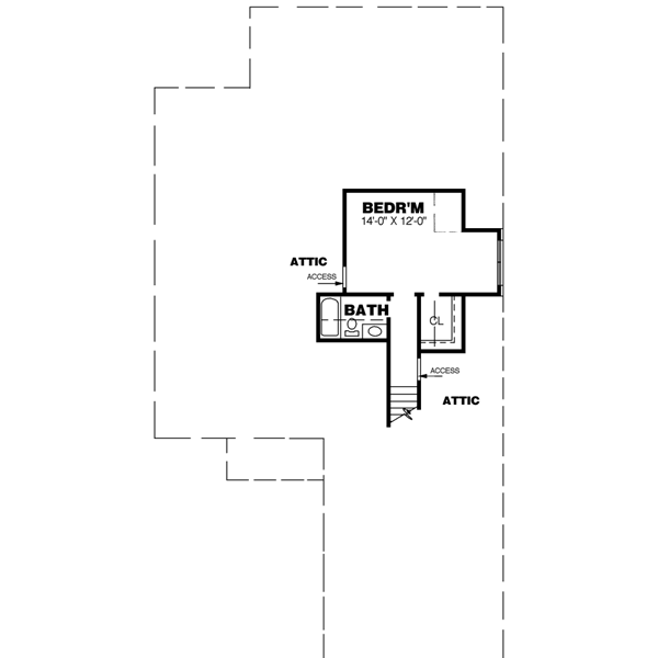 upper floor house blueprint