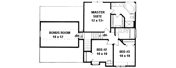 upper floor house blueprint