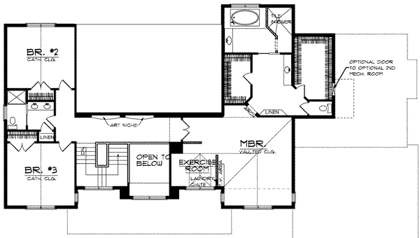 upper floor house blueprint