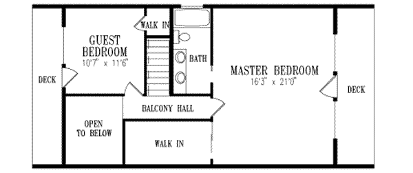 upper floor house blueprint