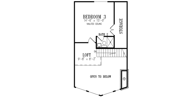 upper floor house blueprint
