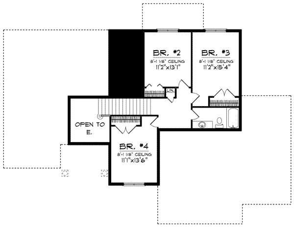 upper floor house blueprint