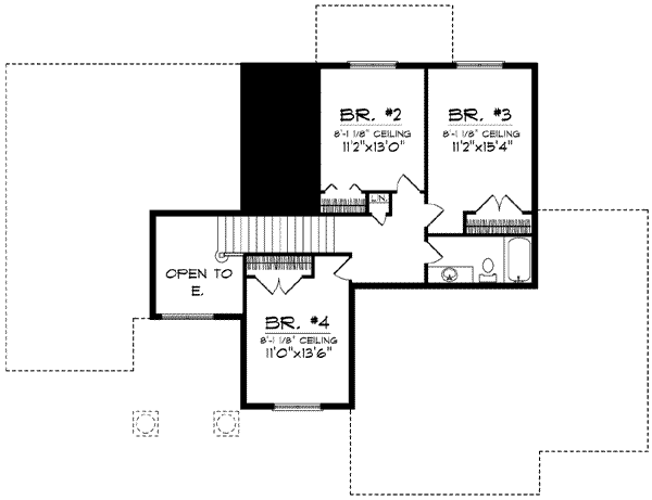 upper floor house blueprint