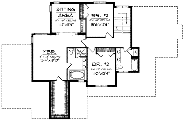 upper floor house blueprint