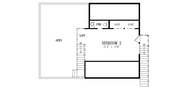 upper floor house blueprint